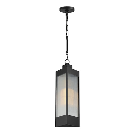 Maxim Lighting Triform 7.5'' LED Outdoor Pendant, Black/Antique Brass 30764CRBKAB